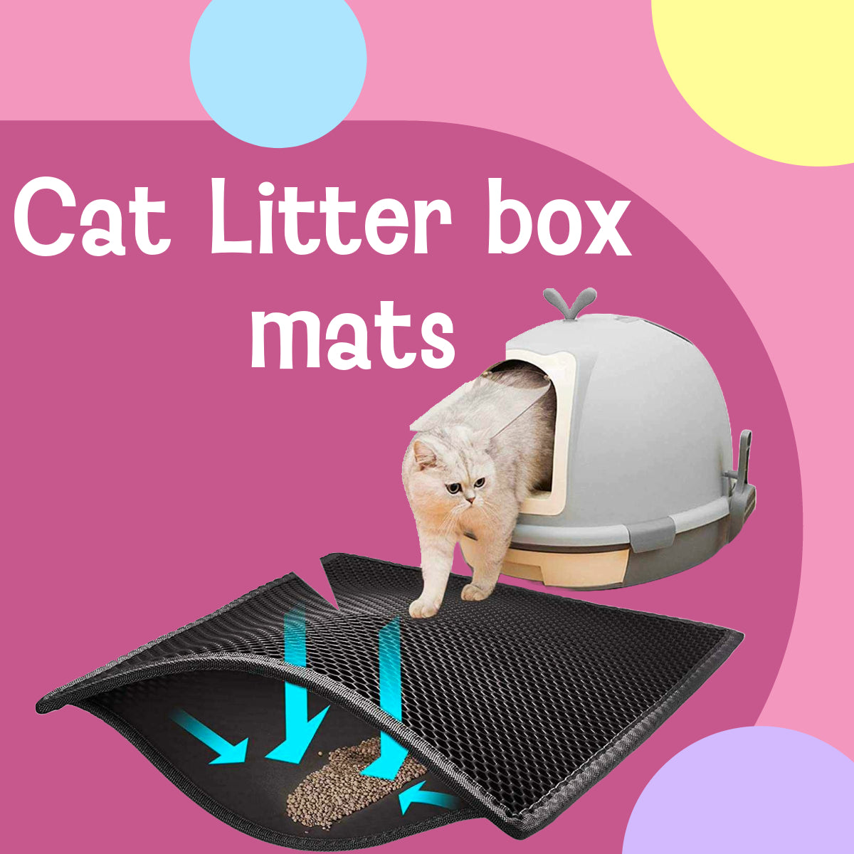 Cat Litter Box & Mat